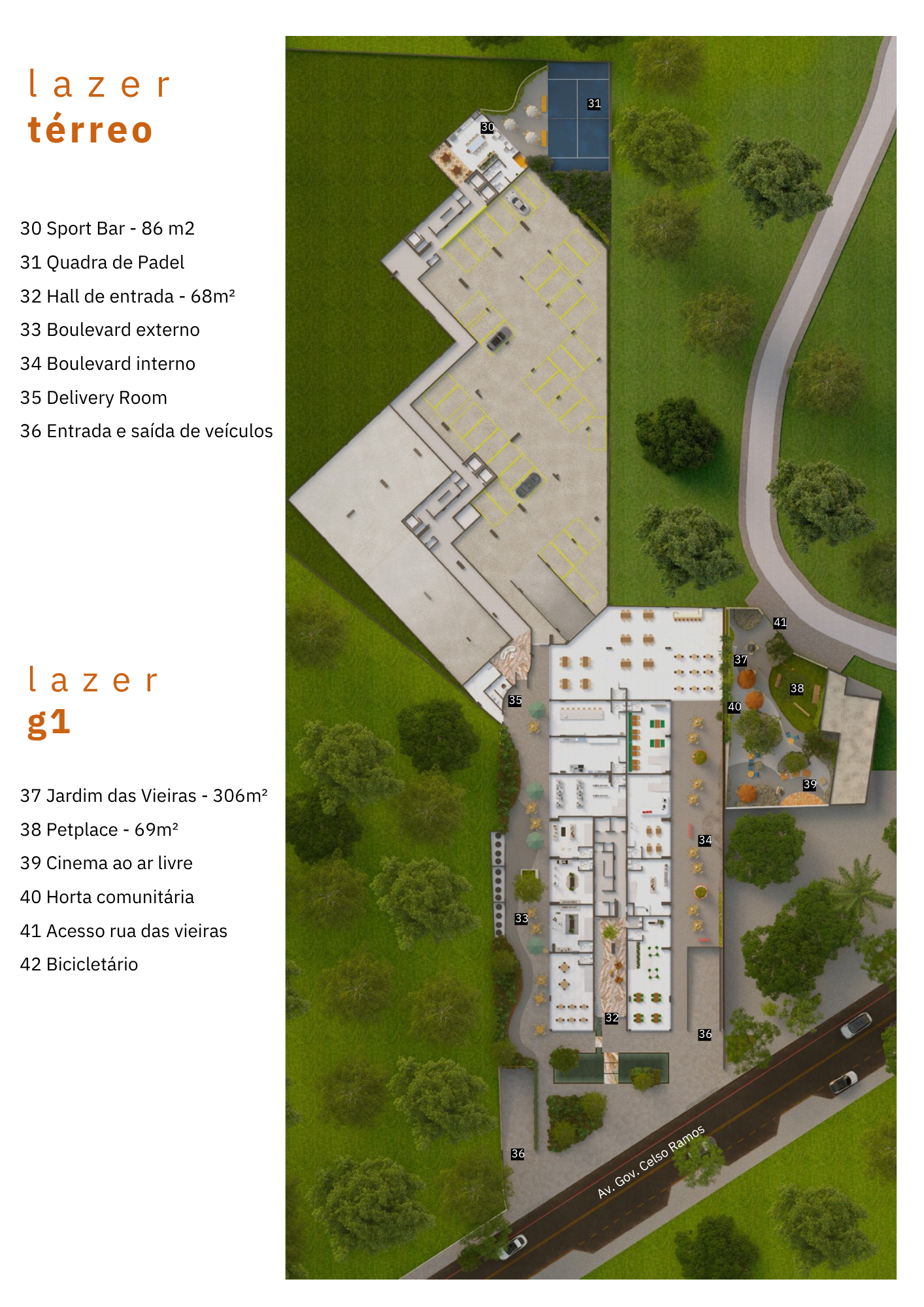 Lazer Térreo e G1
